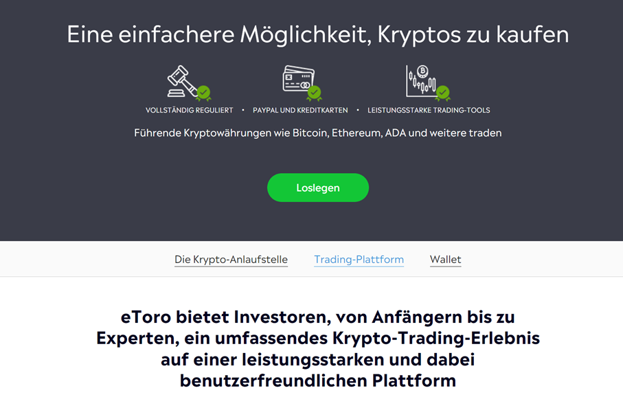 Die eToro App bietet Tradern mehr als nur Kryptowährungen!